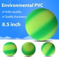 thumbnail image 3 of 8.5 Inch Gradient Rainbow Playground Beach Pool Physical Exercise Ball for Kids Soft PVC Bouncy Kick Ball for Backyard Park and Beach Outdoor Fun Type3, 3 of 9