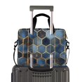 thumbnail image 2 of FORMRS 16" Laptop Bag Carrying Sleeve Case with Handle Travel Shoulder Briefcase, Elegant Hexagon Pattern, 2 of 8