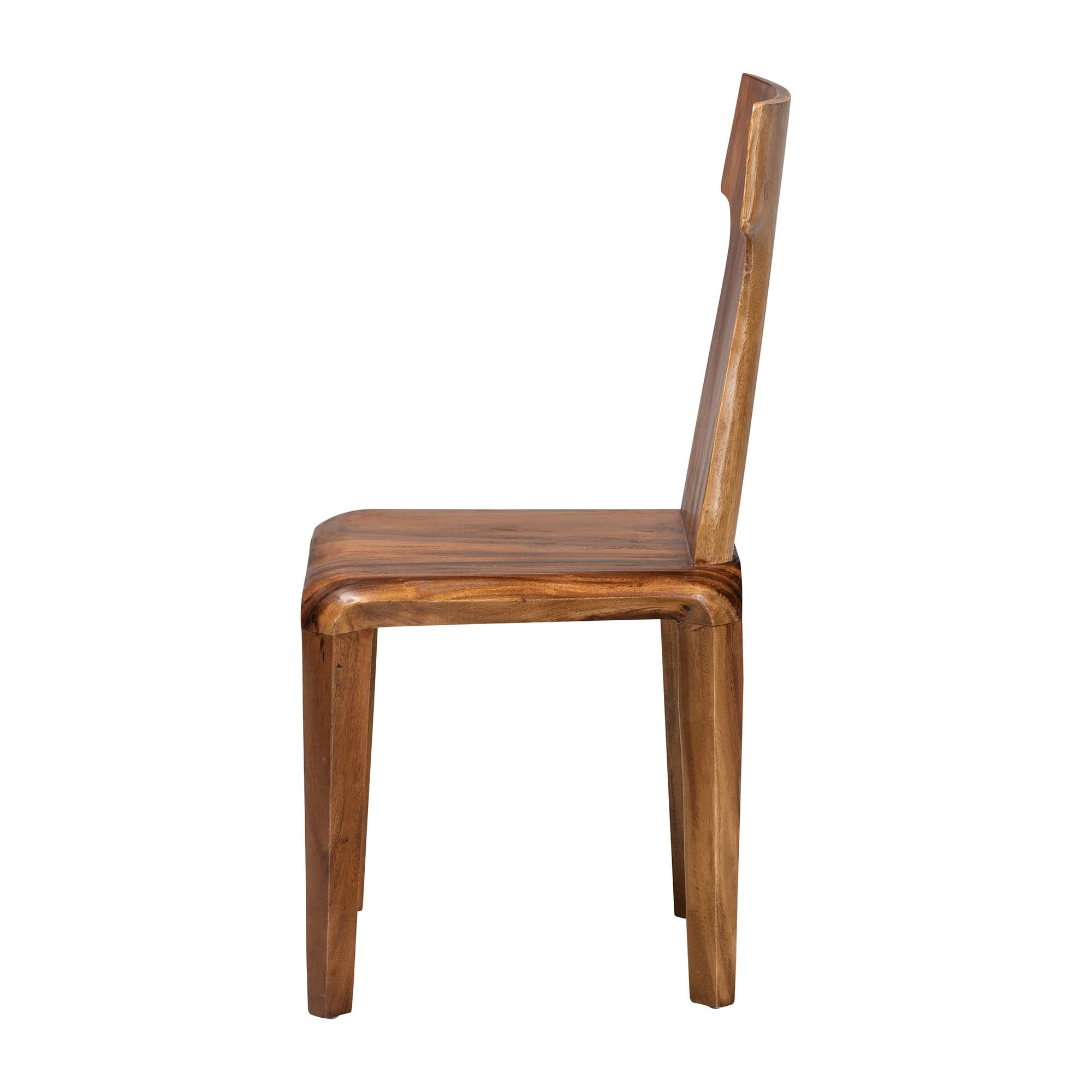 bali & pari Larissa Boho Dining Chair, 18.1" H Seat Height, Natural Brown