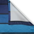 thumbnail image 3 of Ambesonne Navy Kitchen Curtains, Plaques in Blue Borders, 55"x45", Dark Blue and Pale Blue, 3 of 3
