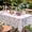 Bleach, variant on Lace Tablecloth French White Solid Round Tablecloth Rectangular Tablecloth Tea Table Tablecloth