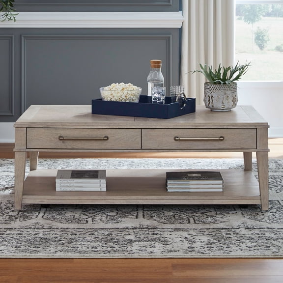 Liberty Furniture New Haven Rectangular Cocktail Table - White W50 x D31 x H18
