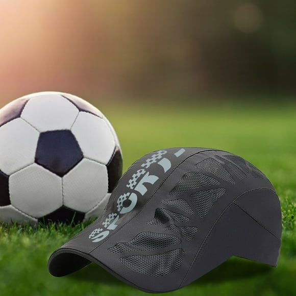 Bunenne Baseball Cap Trucker Hat Snapback Hats for Men Women Letter Breathable Summer Outdoor Baseball Cap Wide Brim Ponytail Sun Visors for Women Womens Ball Cap Men's Hats & Caps Gray One Size