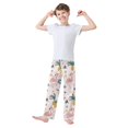 thumbnail image 2 of FORMRS Boys Pajama Pants with Pockets Size 9-10Y Kids Lounge Sleep Bottoms, Flamingo Pattern, 2 of 8