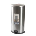 thumbnail image 4 of Hometrends 30 Litre Stainless Steel Pedal Waste Bin, Oval, Fingerprint-Resistant Finish, 4 of 10