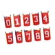 thumbnail image 1 of 10 bolsas de carreras de sacos de patatas, recuerdos de fiesta con números del 0 al 9, juguete deportivo para saltar L, 1 of 9