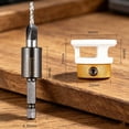thumbnail image 4 of Juego de brocas escalonadas de profundidad ajustable – Cabeza avellanada de cuatro hojas para carpintería – Broca avellanadora para tornillos ocultos con cabezal de aleación, 4 of 5