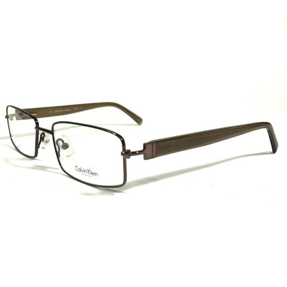 Calvin Klein CK7228 211 Eyeglasses Frames Brown Rectangular Full Rim 54-18-145