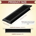 thumbnail image 3 of Upgrades Floor Vent Covers Walkable Designs Adjustable Damper Heavy Duty Floor Register Covers for Room Air Circulation, 3 of 8