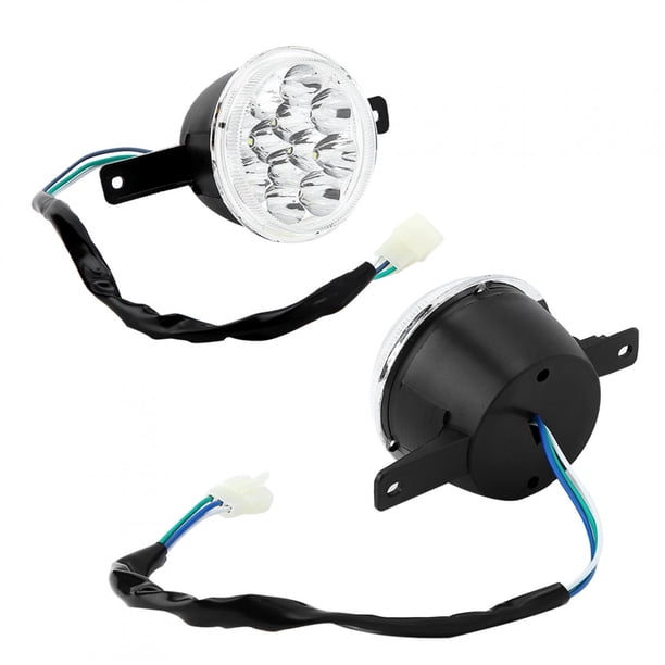 Faro delantero LED, 2 piezas, 12 V, luz LED izquierda para ATV, faro delantero izquierdo y derecho, funcionalidad de alta precisión