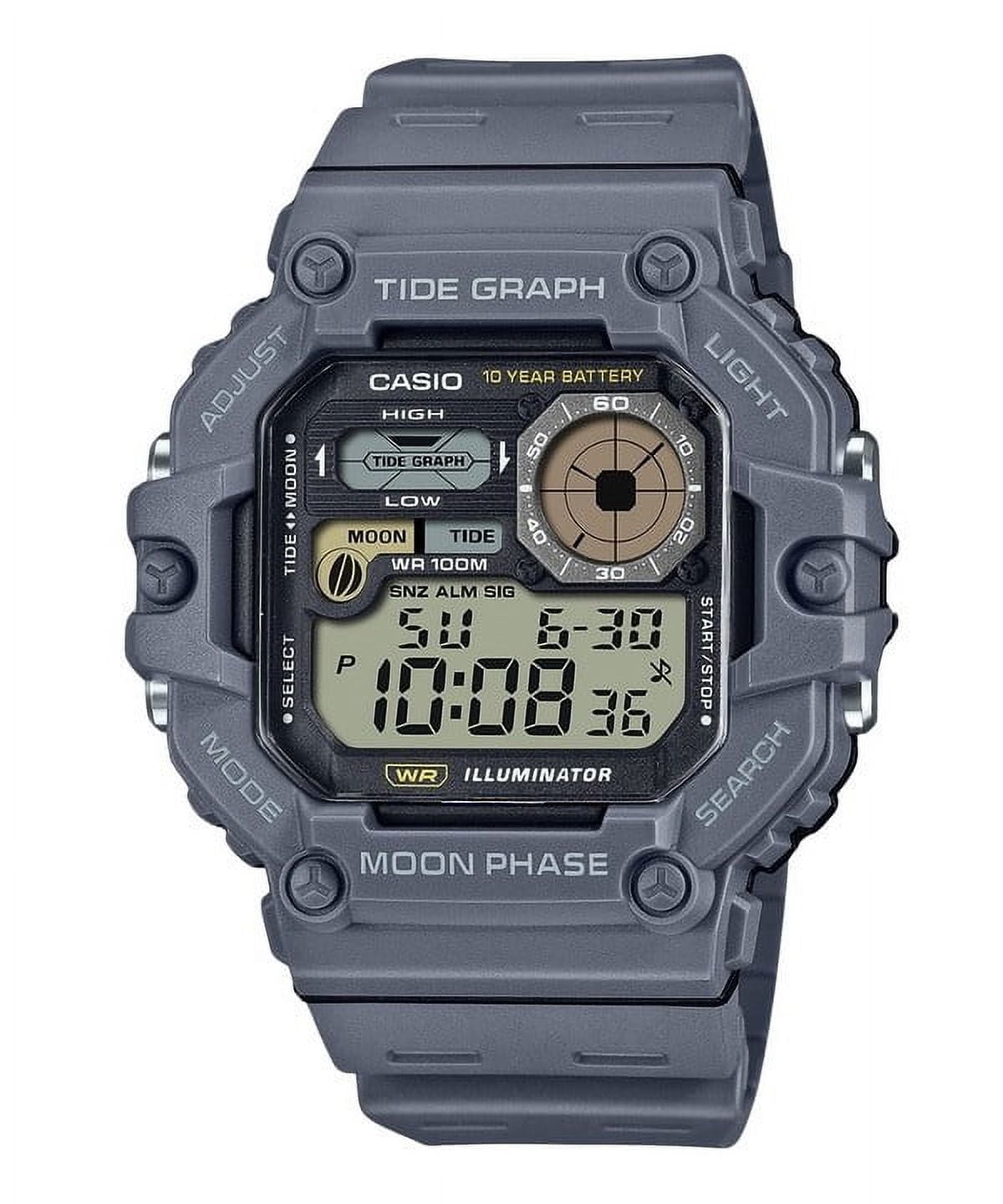 Casio Men's Tide Graph and Moon Phase Watch, 100M Water