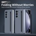 thumbnail image 3 of ShellTech for Samsung Galaxy Z Fold 7 Hard PC Slim Case with Stylus,with Pen Holder + Front Screen Protector Film + Anti-Slip Matte Case Full Body Shockproof Compatible with MagSafe,Darkgray, 3 of 7