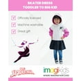thumbnail image 3 of Marvel Spider-Man Spider-Gwen Ghost Spider Little Girls Fleece Skater Dress White 6, 3 of 5
