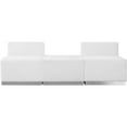 thumbnail image 3 of HERCULES Alon Series Melrose White LeatherSoft Reception Configuration, 3 Pieces, 3 of 6