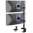 thumbnail image 1 of VIVO Support de Bureau pour Moniteur Ultra-Grand à Double Empilage Vertical avec Bras d'Extension, Support Réglable Extra Haut et Robuste pour 2 Ultr, 1 of 9