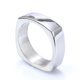 thumbnail image 4 of Anillo clásico sencillo de nicho cuadrado de alta clase Cómodo de usar para uso diario, 4 of 5