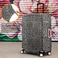 thumbnail image 4 of Black and Tan Leopard Print Luggage Cover Fashion Suitcase Cover Baggage Covers Fit 25-28 Inch Luggage (Go Travel), 4 of 5