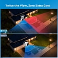 thumbnail image 6 of TOGUARD SC56 Solar Wireless Security Camera System Outdoor with 500G Hard Drive 4pcs 2K PTZ Dual Lens Linkage Security Surveillance Cameras Multi-Angle Monitoring, 6 of 9