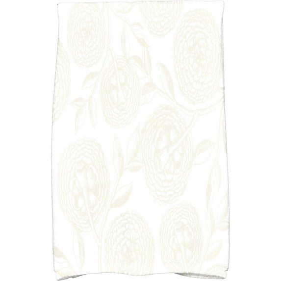 Simply Daisy 18" x 30" Antique Flowers Floral Print Kitchen Towel