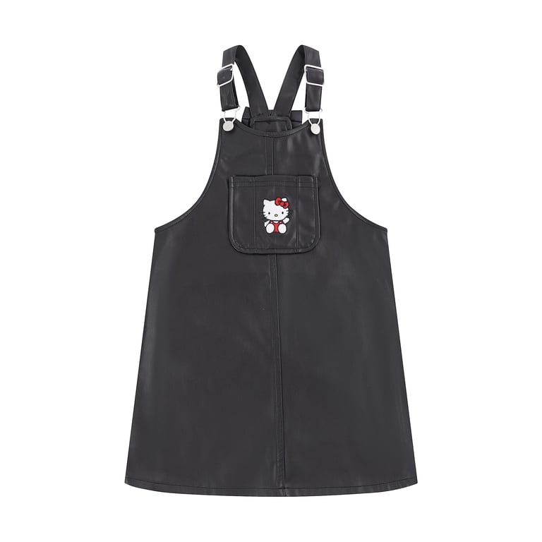 Hello Kitty Sanrio Adjustable Leather Jumper Dress with Long Sleeve Shirt  (Girls), 2 Piece Set, Sizes 2T-6X - Walmart.com
