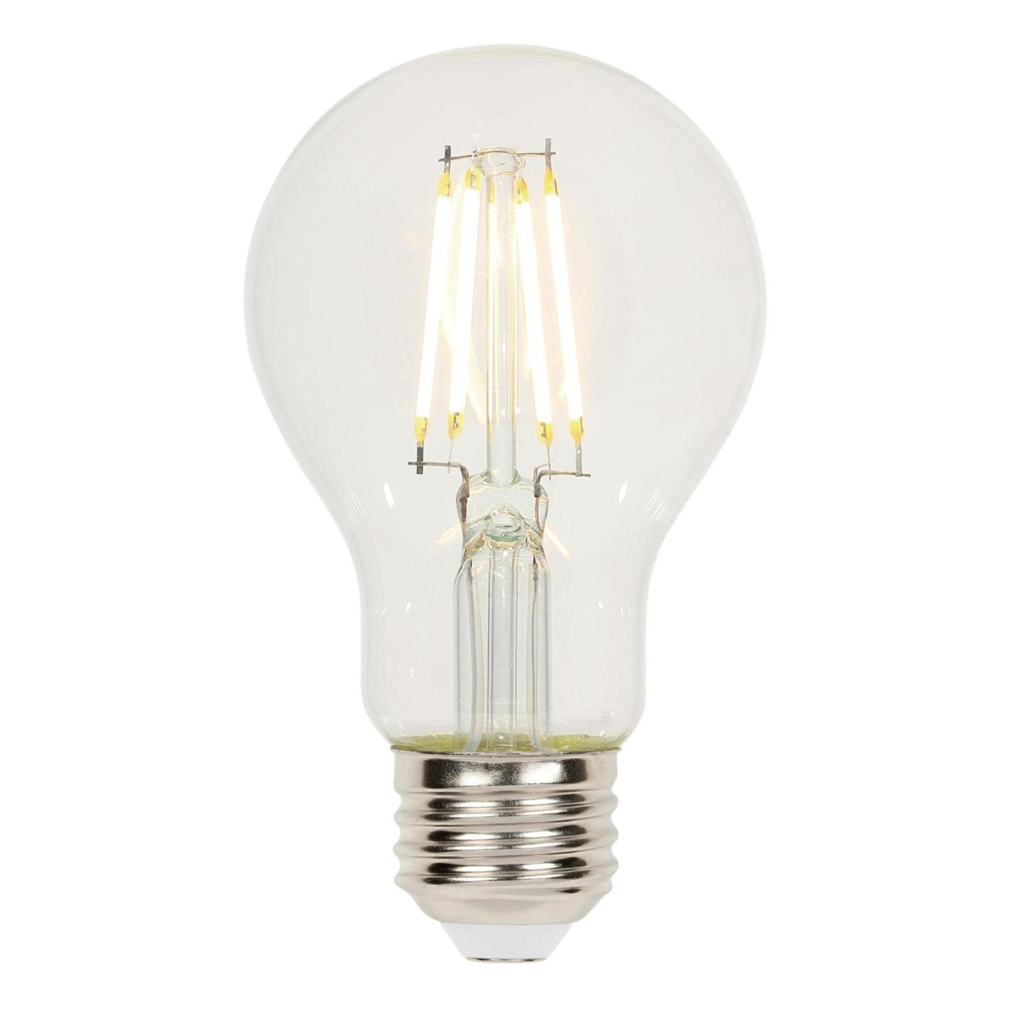 Westinghouse Lighting 5316420 4.5 Watt (40 Watt Equivalent) A19 Dimmable Clear Filament LED Light Bulb, Medium Base, 6-pack