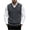 Gray, variant on Riecok Sweater Vest Men Big and Tall Sleeveless V Neck Pullover Sweaters Lightweight Solid Winter Tops with Pockets Khaki M