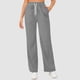 thumbnail image 1 of WILLBEST Pantalones Casuales para Mujer, con Bolsillos Inclinados, Pierna Ancha, Cómodos Pantalones Deportivos de Cintura Alta, Ropa Deportiva Versátil para Yoga con Bolsillos Chica, 1 of 8