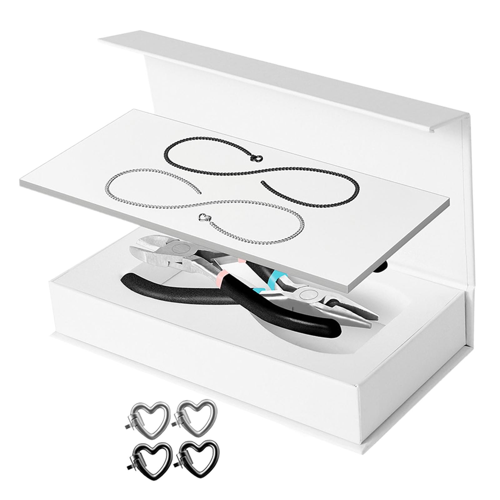 Milageto Permanent Bracelet Kit Bracelet Making for Couples for Summer Valentines Black 1
