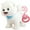 B, variant on Walking Barking Toy Dog with Remote Control Leash, Plush Puppy Electronic Interactive Toys for Kids, Shake Tail,Pretend Dress Up Realistic Stuffed Animal Dog Age 3 4 5+ Years Old Best Gift