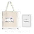 thumbnail image 3 of Stylish Canvas Tote Bag with Vibrant Orange and Pink Splash Design - Perfect for Shopping Travel and Parties, 3 of 4