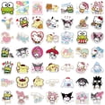 thumbnail image 6 of WDAIDJ My Melody, Kuromi Hello Kitty Kawaii DIY Lil' Sticker Decals, 50 Count, 6 of 6