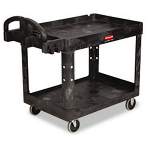 Heavy-Duty Utility Cart 2-Shelf 26w x 45d x 33h Black