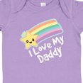 thumbnail image 4 of Inktastic I Love My Daddy Boys Girls Star Rainbow Boys or Girls Baby Bodysuit, 4 of 5