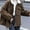 Brown coat for women, variant on jtjvou Fashion Women Casual Button Pocket Drawstring Collar Long Sleeve Hoodless Coat Solid Color Comfortable Stylish Outwear Daily Wear for Various Occasions Beige XXL