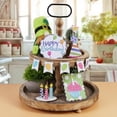 thumbnail image 1 of Mefallenssiah Easter Tiered Tray Decorations Set, Spring Tiered Tray Decorations Set, Wooden Easter Tiered Tray Decor, Sign Tiered Tray, Easter Home Decoration Ornament, 1 of 6