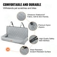 thumbnail image 3 of Asiento de coche para perros VEVOR, asiento elevador impermeable para perros para coche, asiento de coche para mascotas con correa de seguridad con clip, relleno de algodón PP, 3 of 9