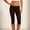 Brown, variant on Capri Leggings for Women Low Rise Knee Length Stretch Yoga Capris Teen Girls Going Out Crop Pants Streetwear
