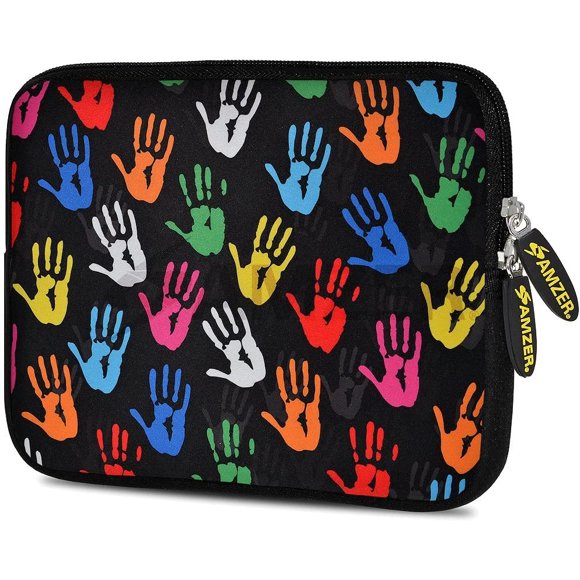 Amzer Étui en Néoprène Designer 10,5 Pouces pour Tablette, eBook et Netbook - Palmiers Colorés (AMZ5038105)