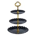 thumbnail image 1 of 3 Layers Vegetable Fruits Plate Cake Dessert Stand for Wedding Birthday Party 2#, 1 of 7