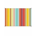 thumbnail image 2 of Red Aqua Stripe Sun Sail Shades Rectangle Canopy,Sunlight Block Heavy Duty Curved Backyard Shade Cover,Country Abstract Art Colorful Striped Waterproof Sun Shades for Patios Garden Pergola 8'x10', 2 of 9