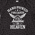 thumbnail image 4 of Inktastic Handpicked for Earth by My Auntie in Heaven with Angel Wings Boys or Girls Baby Bodysuit, 4 of 5