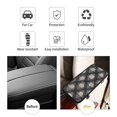 thumbnail image 4 of Car Handrails Box Pad 12.6 X 7.5 In Waterproof Non-Slip Wear-Resisting Durable Breathable Strong Tensile And Tensile Stretch Argyle Plaid Dimgray_40978_4, 4 of 7