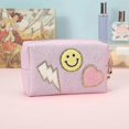 thumbnail image 5 of Small Cosmetic Toiletry Bag Makeup Bag Pu Leather Waterproof Portable Cosmetic Travel Organizer Pouch For Toiletries Storage, 5 of 5