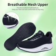 thumbnail image 5 of JOYFON Women's Walking Shoes Arch Support Orthotic Breathable Tennis Sneakers for Plantar Fasciitis Pain Relief Black 9.5, 5 of 6