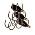 thumbnail image 2 of Metal Horseshoe Tabletop Wine Holder, 2 of 3