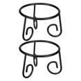 thumbnail image 1 of TEHAUX 2Ud Soporte De Trípode Metálico Negro Para Bola De Jardín Resistente A Intemperie, 1 of 8