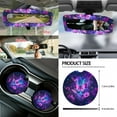 thumbnail image 5 of Jeiento Butterfly 14 PCS Car Seat Covers Set Auto Seat Protector with Steering Wheel Cover Seat Belt Pads Garbage Bag Armrest Cover Galaxy Handbrake Cover Set Rear View Mirror Protector Coasters, 5 of 7
