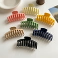 thumbnail image 3 of Nuevas pinzas para el cabello con forma de quilla esmerilada para mujer, cabeza Simple coreana, Clip fijo de tiburón, cola de caballo, horquilla de moda, accesorios para el cabello para niñas, 3 of 5