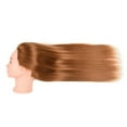 thumbnail image 5 of Cabeza de modelo de peluca Modelo de entrenamiento de peluquería en cosmetología, entrenamiento de cabeza para practicar el cabello, 5 of 5