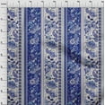 thumbnail image 3 of oneOone Cotton Jersey Royal Blue Fabric Stripe,Floral & Paisley Fabric For Sewing Printed Craft Fabric By The Yard 58 Inch Wide, 3 of 4